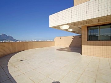 Cobertura 224,56M², 4 quatos, vista parque - Peninsula, RJ