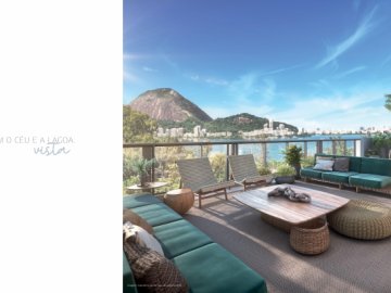 COBERTURA LINEAR 448,49 M2 E 4 SUÍTE - Lineu 708 Lagoa - RJ